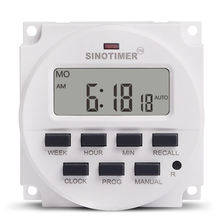 SINOTIMER TM618N-1 110V 7 Days Weekly Programmable Digital Electronic Timer Switch - Switch by SINOTIMER | Online Shopping South Africa | PMC TechLife | Buy Now Pay Later Mobicred