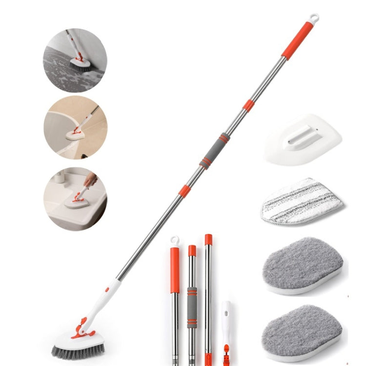 Shower Cleaning Brush With 52 Inch Adjustable Handle Tub Tile Scrubber Brush, Spec: Set 3 - free shipping - PMc TechLife - Order now!