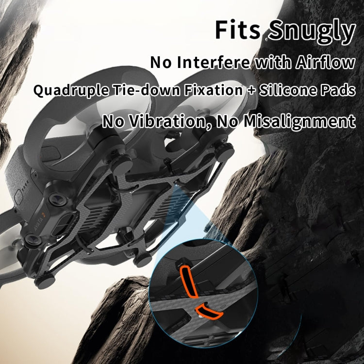 For DJI Avata 2 RCSTQ Chassis Armor Carbon Fiber Lightweight Protection Crash Bumper - free shipping - PMC TechLife - Order now!