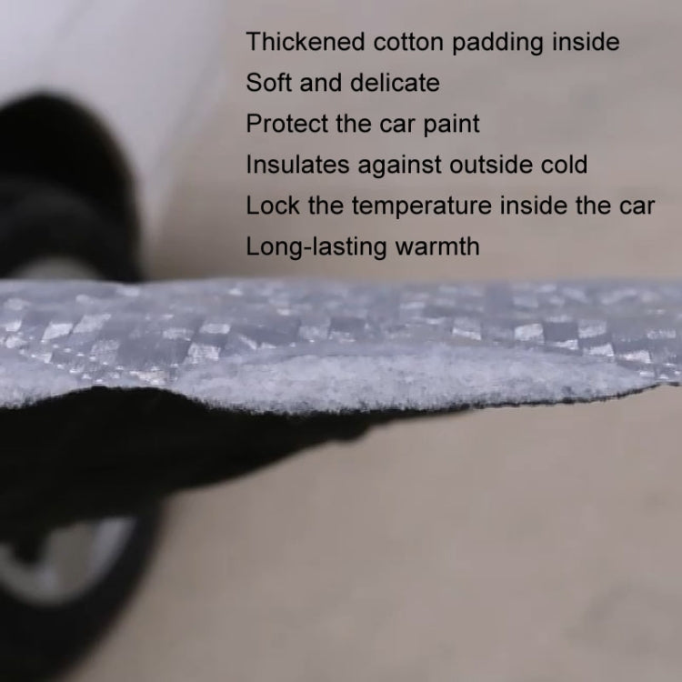 Car Front Windshield Cover Sun Shade Snow Shield Sunscreen Heat Insulation Frostproof Car Coat Half Cover, Style: Protect Wipers(Silver) - Window Foils & Solar Protection by PMC TechLife | Online Shopping South Africa | PMC TechLife | Buy Now Pay Later Mobicred