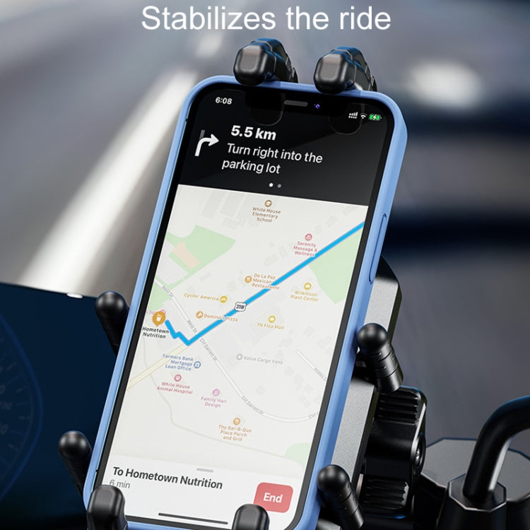 Kewig Motorcycle Octopus Holder Anti-Theft Motorcycle Cell Phone Mounts, Model: M26-C4 - free shipping - PMC TechLife - Order now!