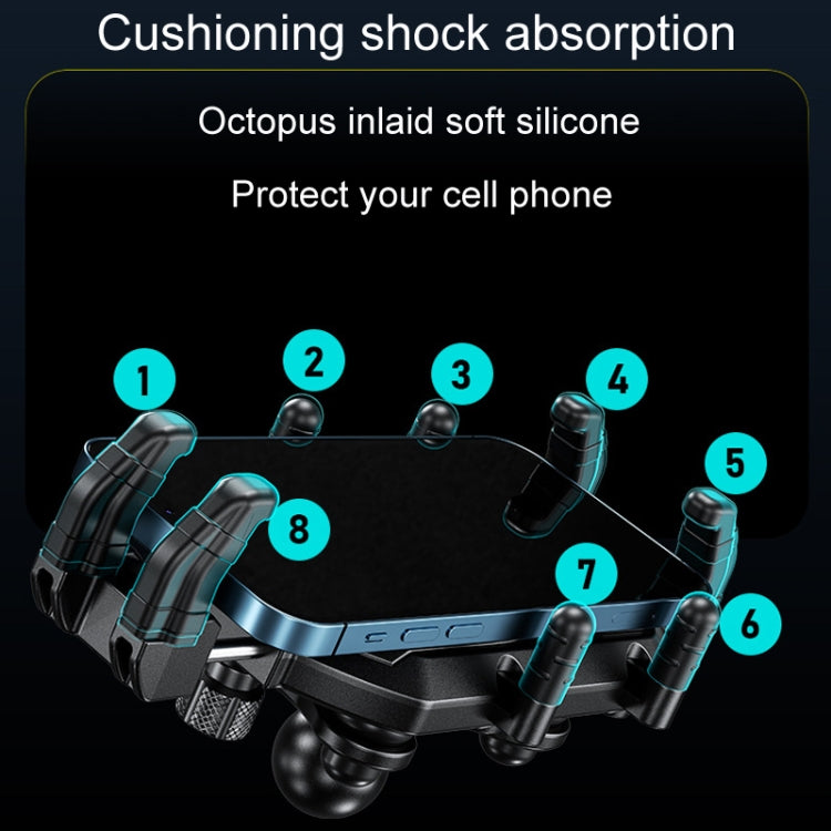 Kewig Motorcycle Octopus Holder Anti-Theft Motorcycle Cell Phone Mounts, Model: M26-C5 - free shipping - PMC TechLife - Order now!