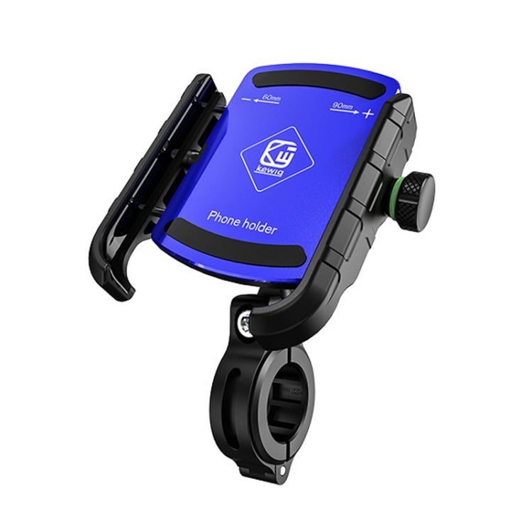 Kewig M8S Bicycle Aluminum Navigation Mount Outdoor Cycling Cell Phone Holder(Blue) - Holder by Kewig | Online Shopping South Africa | PMC TechLife | Buy Now Pay Later Mobicred