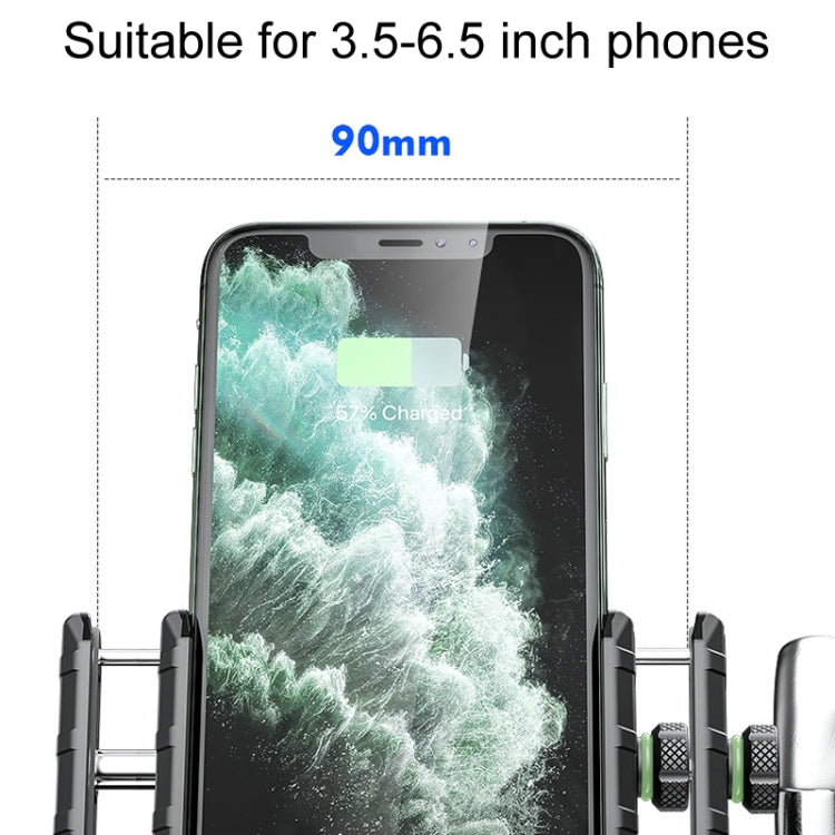 Kewig M8S Bicycle Aluminum Navigation Mount Outdoor Cycling Cell Phone Holder(Blue) - Holder by Kewig | Online Shopping South Africa | PMC TechLife | Buy Now Pay Later Mobicred