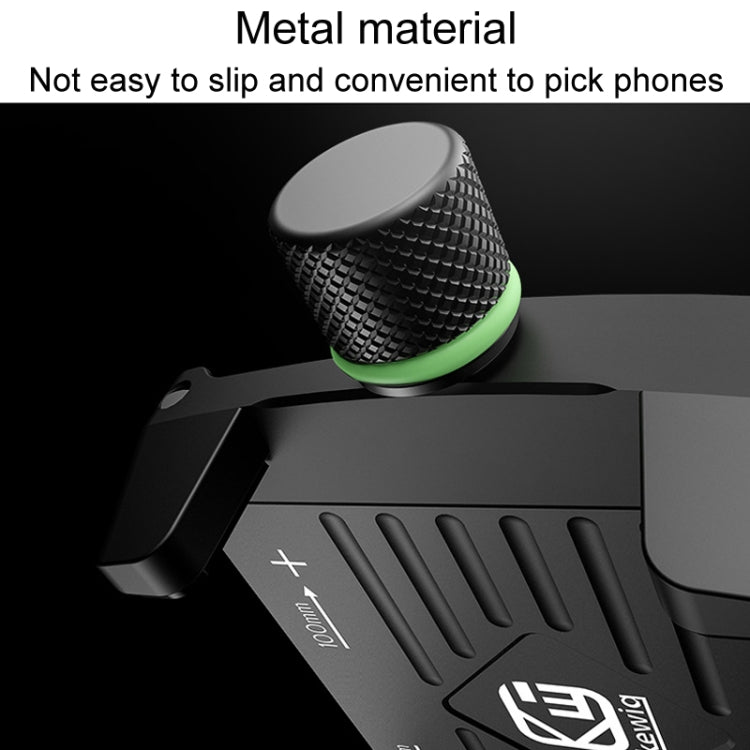 Kewig M7 Bicycle 4 Claws Aluminum Navigational Bracket Outdoor Cycling Cell Phone Holder(Silver) - Holder by Kewig | Online Shopping South Africa | PMC TechLife | Buy Now Pay Later Mobicred