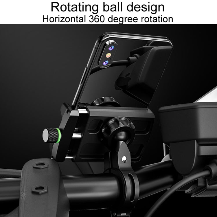 Kewig M7 Bicycle 4 Claws Aluminum Navigational Bracket Outdoor Cycling Cell Phone Holder(Silver) - Holder by Kewig | Online Shopping South Africa | PMC TechLife | Buy Now Pay Later Mobicred