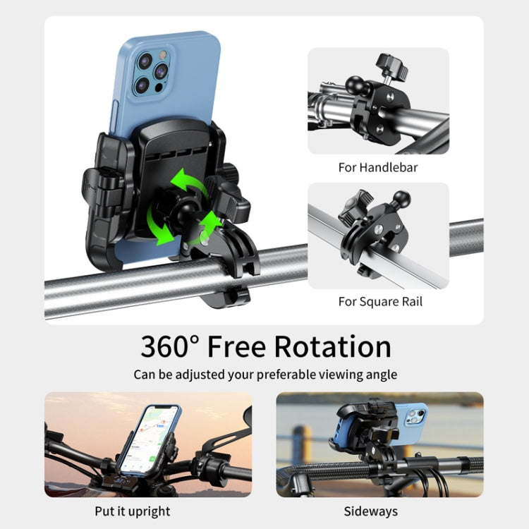 Kewig Electrical Bike Vigorously Clip Base Bracket Outdoor Cycling Cell Phone Navigation Holder, Model: M8SP-C4 - Holder by Kewig | Online Shopping South Africa | PMC TechLife | Buy Now Pay Later Mobicred