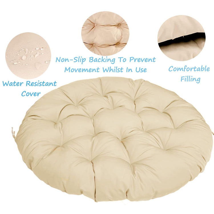 130x130cm Multifunctional Round Thickened Soft Hammock Cradle Cushion(White) - free shipping - PMc TechLife - Order now!