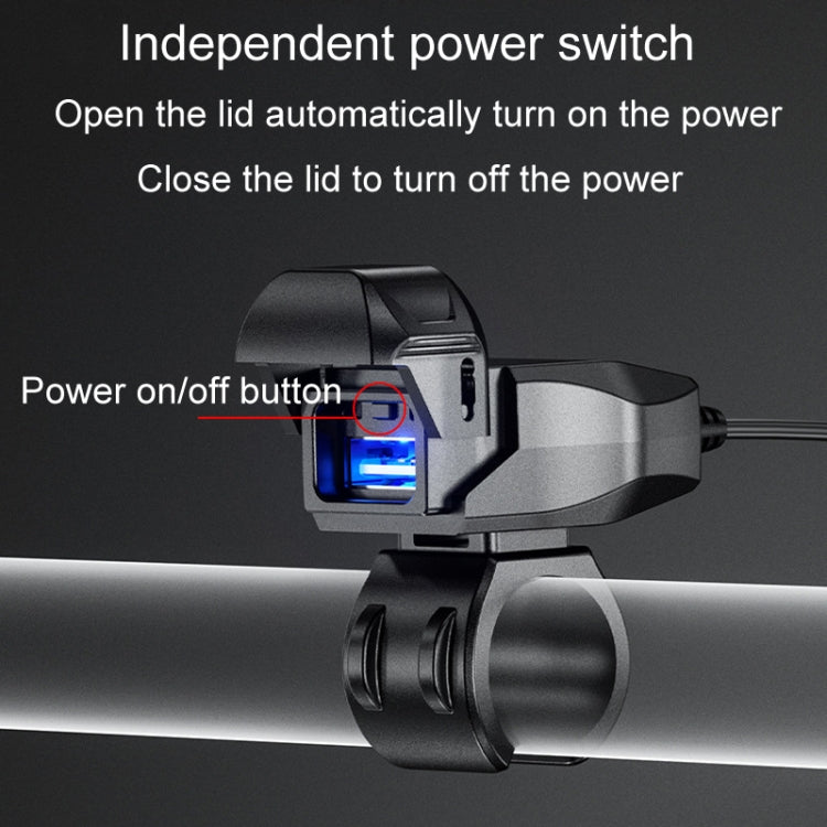 Kewig Motorcycle Phone Charger Outdoor Riding Fast Charging Waterproof USB Charging Stand, Model: B10-A - Battery Charger by Kewig | Online Shopping South Africa | PMC TechLife | Buy Now Pay Later Mobicred