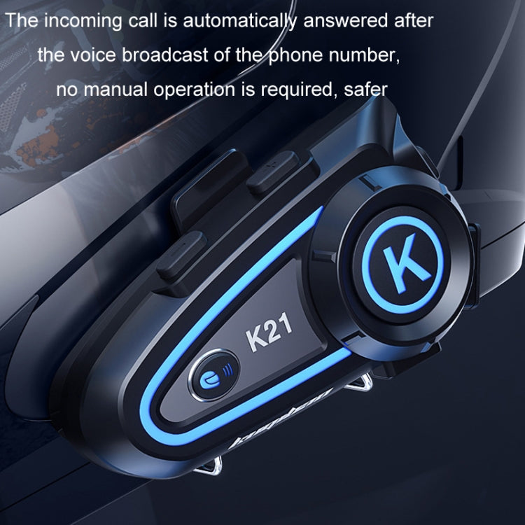 KUQIBAO Motorcycle Helmet Long-lasting Waterproof Bluetooth-compatible Headset with Light(Soft Microphone) - free shipping - PMC TechLife - Order now!