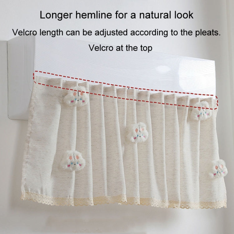 Air Conditioner Windshield Anti-Direct Blow Baby Windshield Curtain Dust Cover, Model: White Rabbit - free shipping - PMC TechLife - Order now!