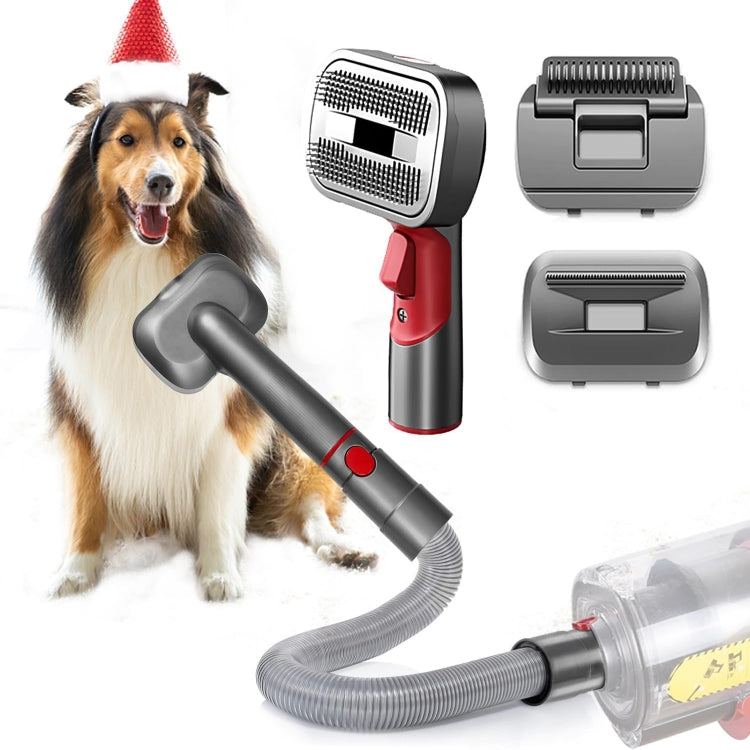 For Dyson V7 V8 V10 V11 V15 Pet 3 In 1 Grooming Suction Head Set With Hose - For Dyson Accessories by PMC TechLife | Online Shopping South Africa | PMC TechLife | Buy Now Pay Later Mobicred