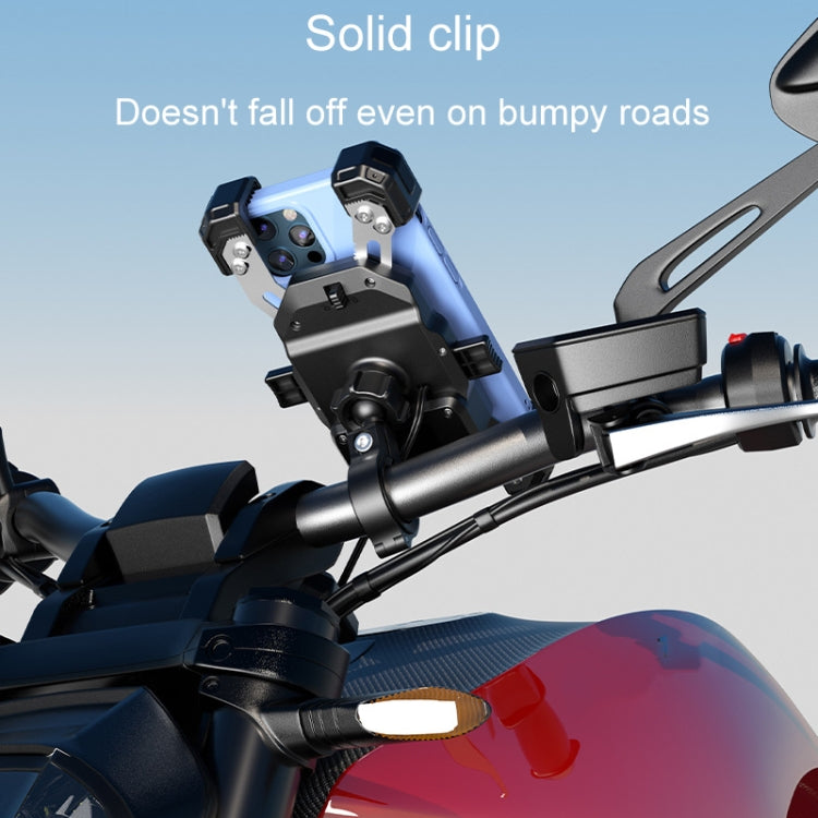 Kewig Motorcycle Navigation Phone Holder Outdoor Riding Charging Bracket, Model: M11-G2-A2 - Holder by Kewig | Online Shopping South Africa | PMC TechLife | Buy Now Pay Later Mobicred