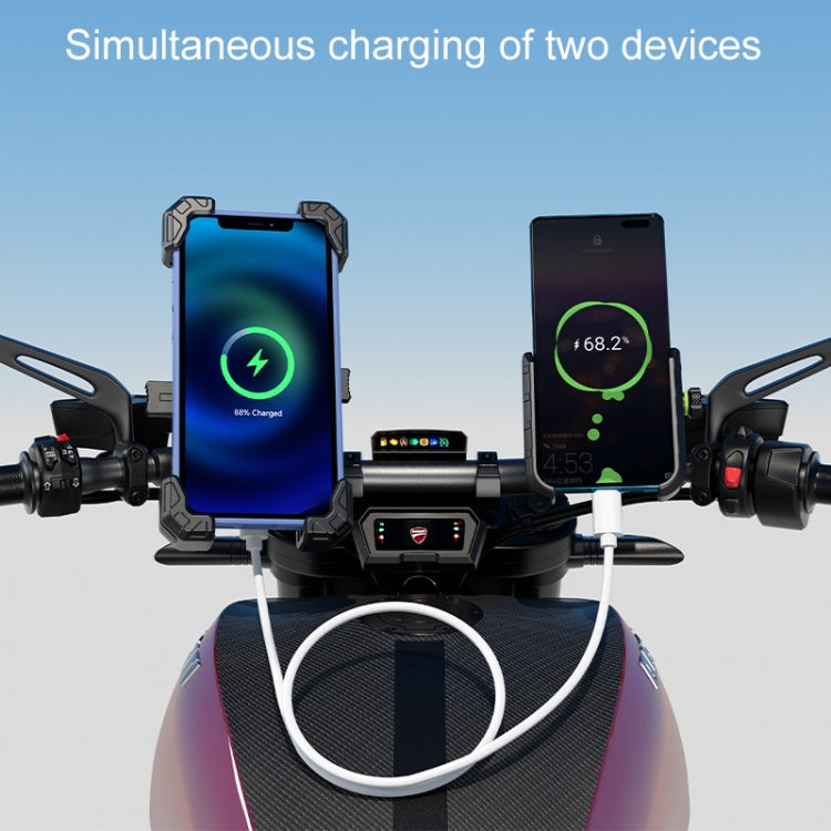 Kewig Motorcycle Navigation Phone Holder Outdoor Riding Charging Bracket, Model: M11-G2-A3 - free shipping - PMC TechLife - Order now!