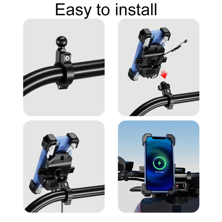 Kewig Motorcycle Navigation Phone Holder Outdoor Riding Charging Bracket, Model: M11-G2-A2 - Holder by Kewig | Online Shopping South Africa | PMC TechLife | Buy Now Pay Later Mobicred