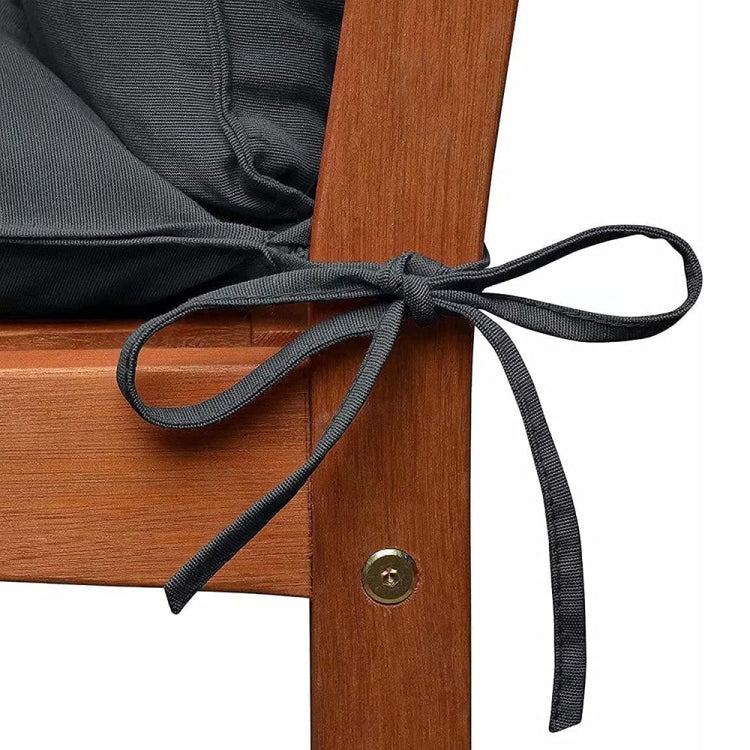 100x50x8cm Outdoor Bench Waterproof Sunscreen Thickened Soft Cushion(Black) - Cushions & Pillows by PMc TechLife | Online Shopping South Africa | PMc TechLife | Buy Now Pay Later Mobicred