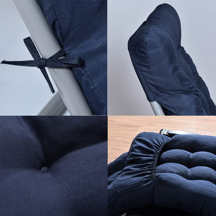 170x53x8cm Thickened Slip-on Home Recliner Cushion Garden Rocking Chair Cushion(Coffee) - free shipping - PMc TechLife - Order now!