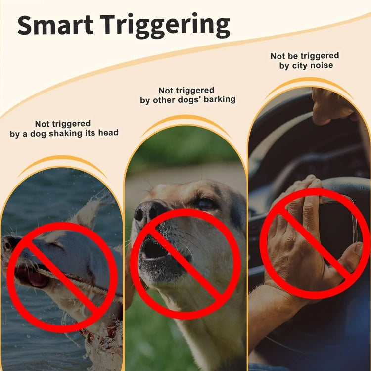 Anti-False Triggering Dog Bark Collar Waterproof Bark Stopper with 5 Adjustable Sensitivity(Black) - Training Aids by PMC TechLife | Online Shopping South Africa | PMC TechLife | Buy Now Pay Later Mobicred