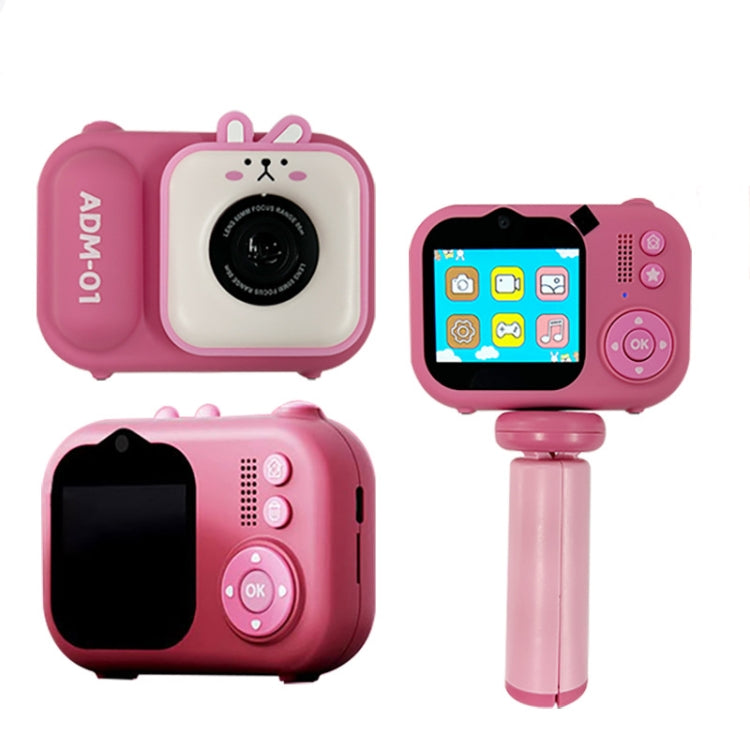 2.4 Inch IPS Screen 48MP Dual Lens Kids Digital Camera Mini Video Camera Without TF Card Pink Bunny - Children Cameras by PMC TechLife | Online Shopping South Africa | PMC TechLife | Buy Now Pay Later Mobicred