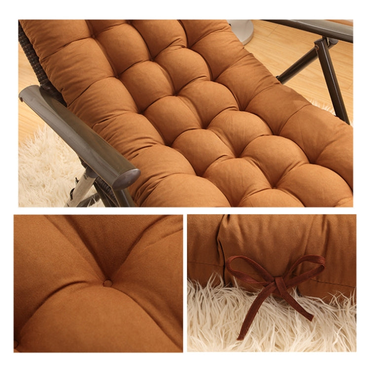 125x48x8cm Thickened Soft Home Recliner Cushions Garden Rocking Chair Cushions(Light Coffee) - Cushions & Pillows by PMc TechLife | Online Shopping South Africa | PMc TechLife | Buy Now Pay Later Mobicred