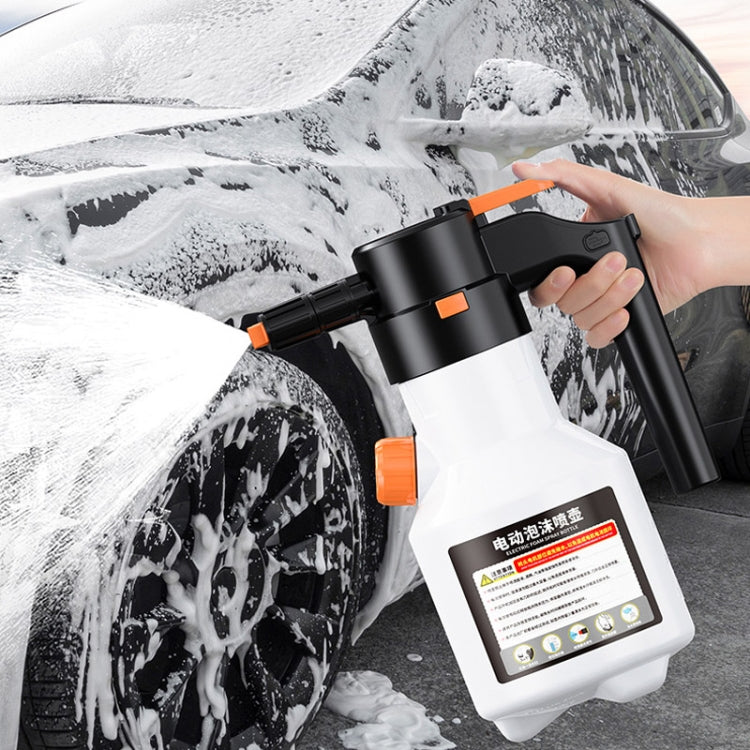 2L Car Wash Electric Foam Sprayer Rechargeable Pressurized PA Pot Electric Booster Sprayer(Grey) - Car washing supplies by PMC TechLife | Online Shopping South Africa | PMC TechLife | Buy Now Pay Later Mobicred