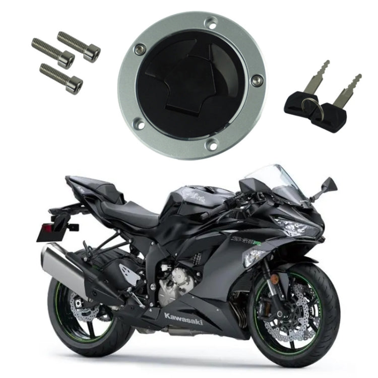 Motorcycle Fuel Tank Cap For Kawasaki ZX6R/ZX10R/ZX-14/Z1000/Z750 - Theft Protection by PMC TechLife | Online Shopping South Africa | PMC TechLife | Buy Now Pay Later Mobicred