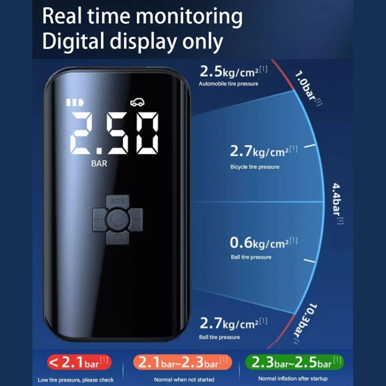 Car Inflatable Pump Portable Mini Car Tire High Power High Pressure Inflatable Pump, Specification: Wired - Inflatable Pump by PMC TechLife | Online Shopping South Africa | PMC TechLife | Buy Now Pay Later Mobicred