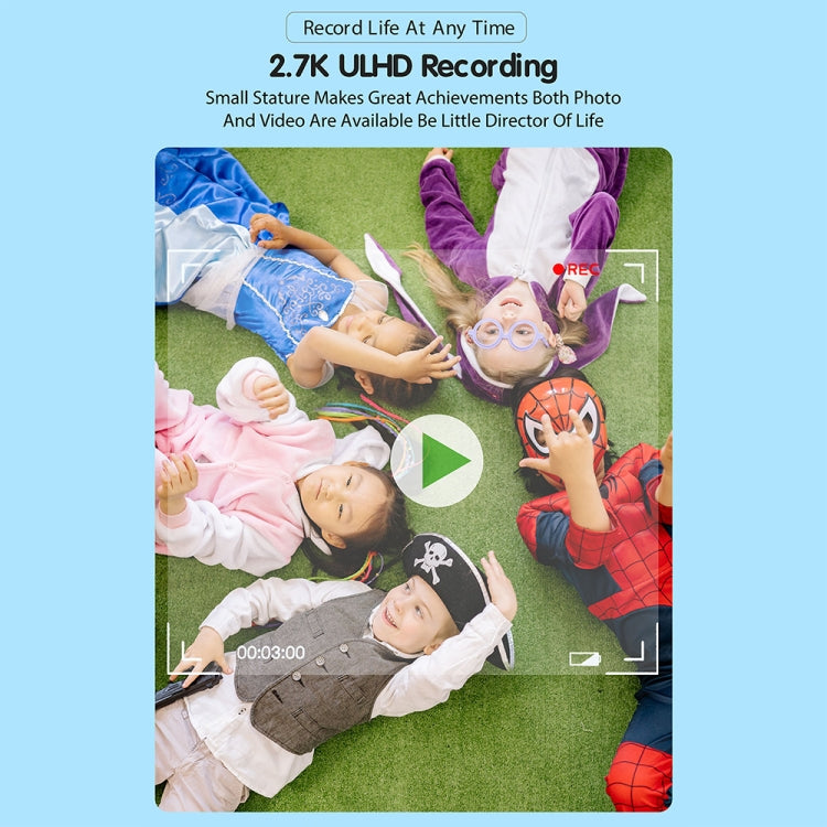 2.4-Inch Smart Digital Kids Thermal Printing Camera With Printing Paper, Color: 503AF Blue Focus - free shipping - PMC TechLife - Order now!