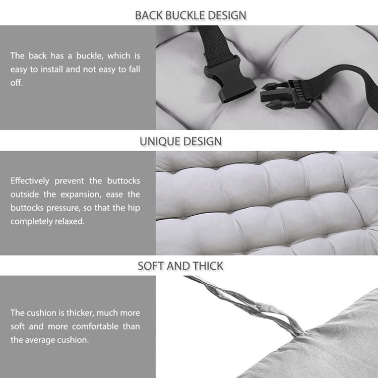 120x50x8cm Home Soft Lounger Cushion Garden Fabric Backrest Rattan Chair Cushion(Navy Blue) - free shipping - PMc TechLife - Order now!