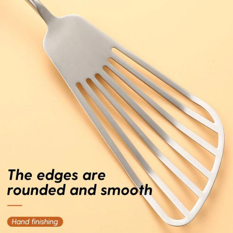 304 Stainless Steel Walnut Handle Cooking Tools Home Restaurant Kitchen Gadgets, Style: Frying Spatula - Cooking Tools by PMC TechLife | Online Shopping South Africa | PMC TechLife | Buy Now Pay Later Mobicred