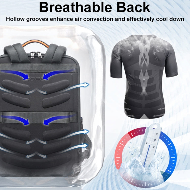 Bopai 61-53111 Large-capacity Waterproof Business Laptop Backpack With USB+Type-C Port(Black) - free shipping - PMC Jewellery - Order now!