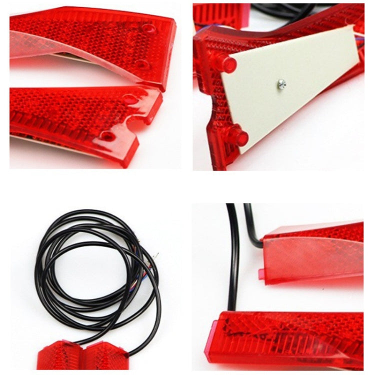For KUGOO M4 AIMITE 1pair Electric Scooter Left and Right Turn Warning Lights(Red) - Accessories & Parts by AIMITE | Online Shopping South Africa | PMc TechLife | Buy Now Pay Later Mobicred