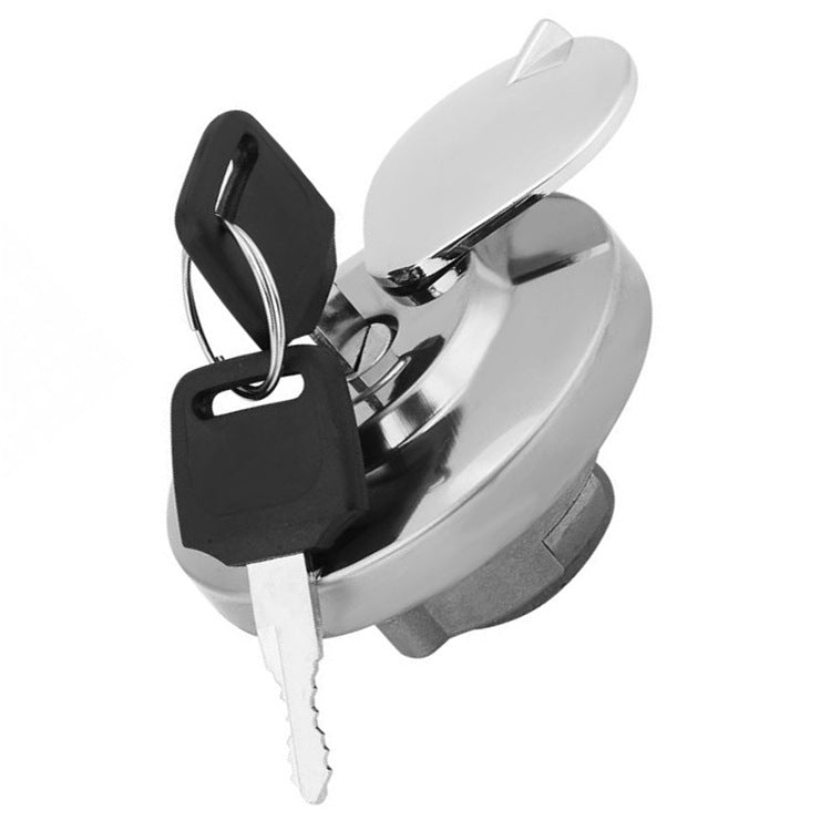 Suitable for Honda CA250 Motorcycle Modified Fuel Tank Cap(Silver) - Theft Protection by PMC TechLife | Online Shopping South Africa | PMC TechLife | Buy Now Pay Later Mobicred