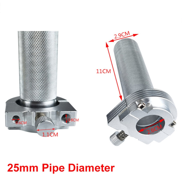 For Harley 883 / 1200 Aluminum Alloy Motorcycle Throttle Twist Oil Twist Oiler, Size: 25mm(Silver) - Grips by PMC TechLife | Online Shopping South Africa | PMC TechLife | Buy Now Pay Later Mobicred