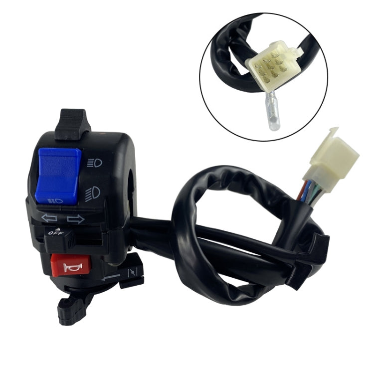 For QJ Storm Taizi 150 Motorcycle Left And Right Handlebar Switch Assembly(Black) - Grips by PMC TechLife | Online Shopping South Africa | PMC TechLife | Buy Now Pay Later Mobicred