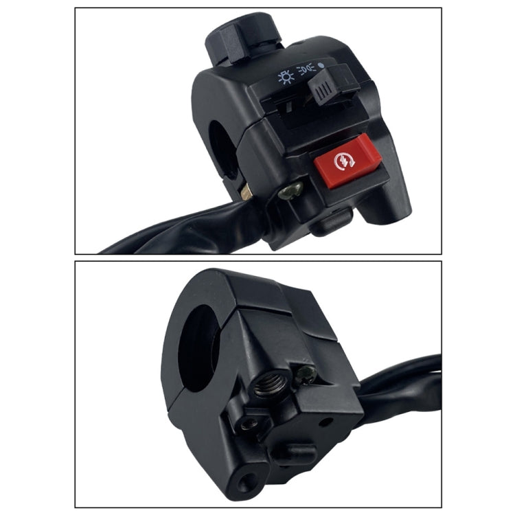 For QJ Storm Taizi 150 Motorcycle Left And Right Handlebar Switch Assembly(Black) - Grips by PMC TechLife | Online Shopping South Africa | PMC TechLife | Buy Now Pay Later Mobicred