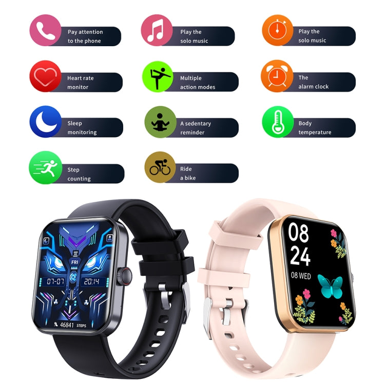 F16 2.0-inch IP67 Waterproof Health Monitoring Bluetooth Call Smart Watch(Gold) - Smart Watches by PMC TechLife | Online Shopping South Africa | PMC TechLife | Buy Now Pay Later Mobicred