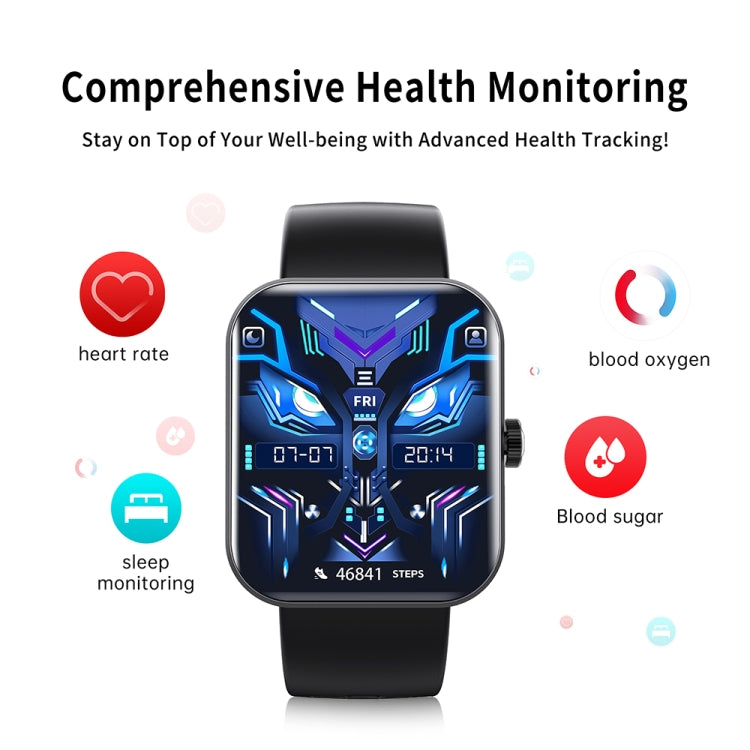 F16 2.0-inch IP67 Waterproof Health Monitoring Bluetooth Call Smart Watch(Gold) - Smart Watches by PMC TechLife | Online Shopping South Africa | PMC TechLife | Buy Now Pay Later Mobicred