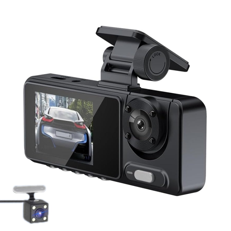High-Definition Night Vision Driving Recorder, Model: Triple Recording No WIFI - Car DVRs by PMC TechLife | Online Shopping South Africa | PMC TechLife | Buy Now Pay Later Mobicred