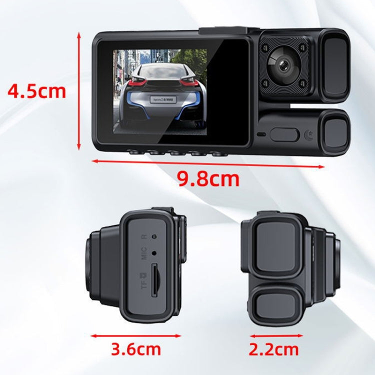 3 Lens HD 1080P Infrared Night Vision WIFI Mobile Phone Playback Driving Recorder - Car DVRs by PMC TechLife | Online Shopping South Africa | PMC TechLife | Buy Now Pay Later Mobicred