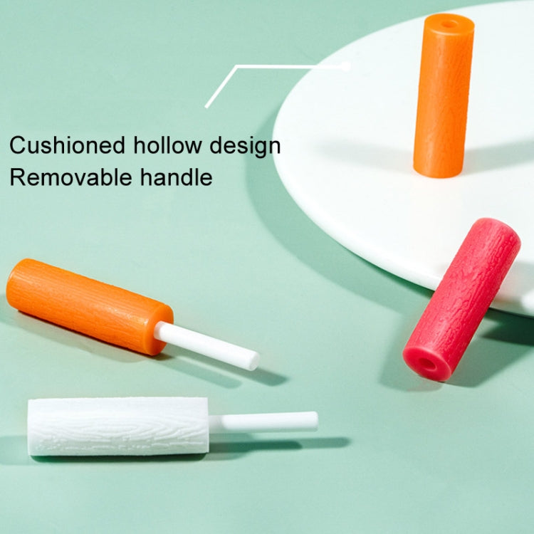 Fawnmum 2pcs /Box Handheld Hollow Cylinder Orthodontic Bite Sticks(Orange) - free shipping - PMc TechLife - Order now!