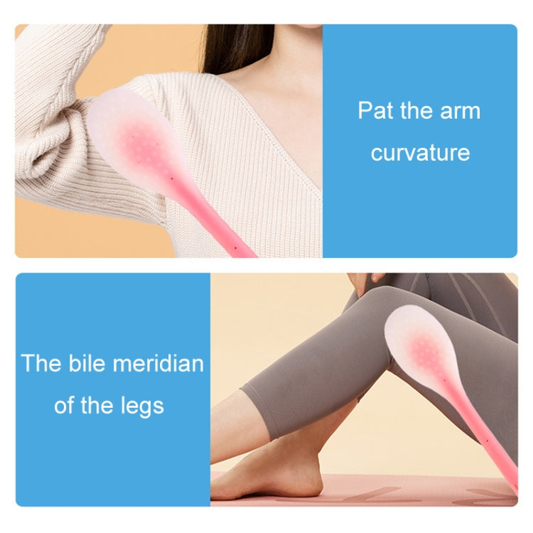 Meridian Points Gua Sha Patting Board Silicone Palm Massage Whacker, Style: Pink 32cm - free shipping - PMC TechLife - Order now!