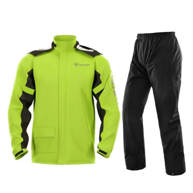 SULAITE Outdoor Motorcycle Riding Full Body Split Raincoat Suit, Size: XXL(Green) - free shipping - PMC TechLife - Order now!
