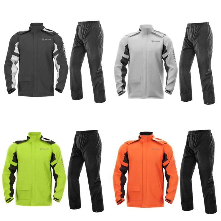 SULAITE Outdoor Motorcycle Riding Full Body Split Raincoat Suit, Size: M(Orange) - free shipping - PMC TechLife - Order now!