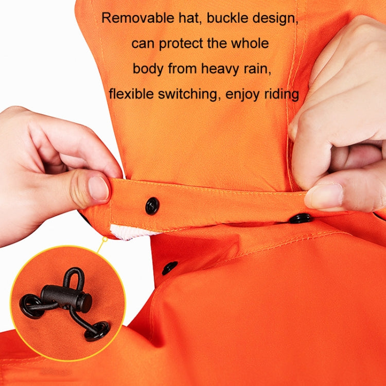 SULAITE Outdoor Motorcycle Riding Full Body Split Raincoat Suit, Size: M(Orange) - free shipping - PMC TechLife - Order now!