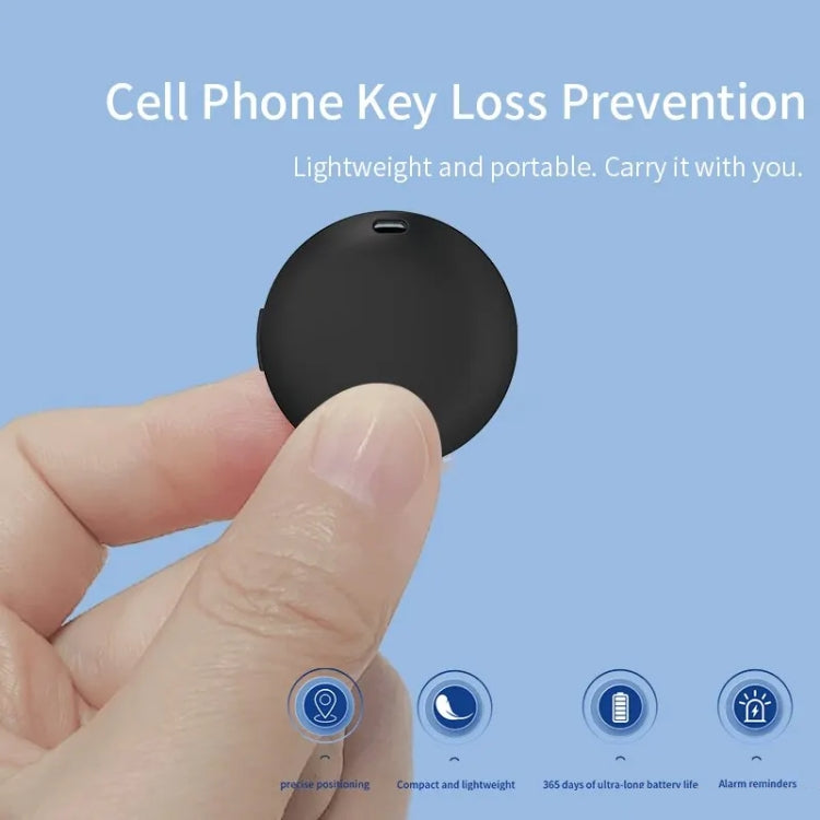 Mini Pet Smart Anti-lost Device Portable GPS Locator Bluetooth Tracker(Black) - Pet Tracker by PMC TechLife | Online Shopping South Africa | PMC TechLife | Buy Now Pay Later Mobicred