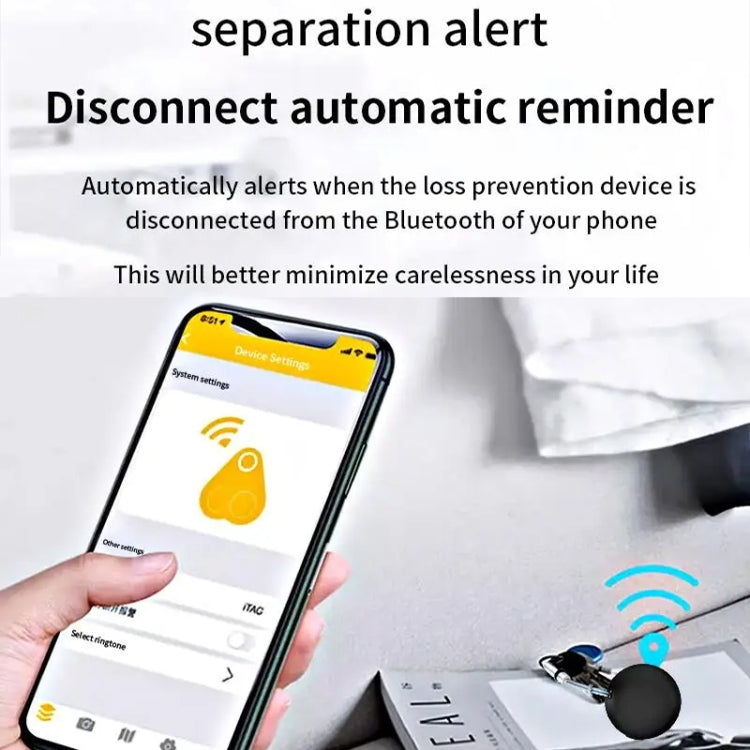 Mini Pet Smart Anti-lost Device Portable GPS Locator Bluetooth Tracker(Black) - Pet Tracker by PMC TechLife | Online Shopping South Africa | PMC TechLife | Buy Now Pay Later Mobicred