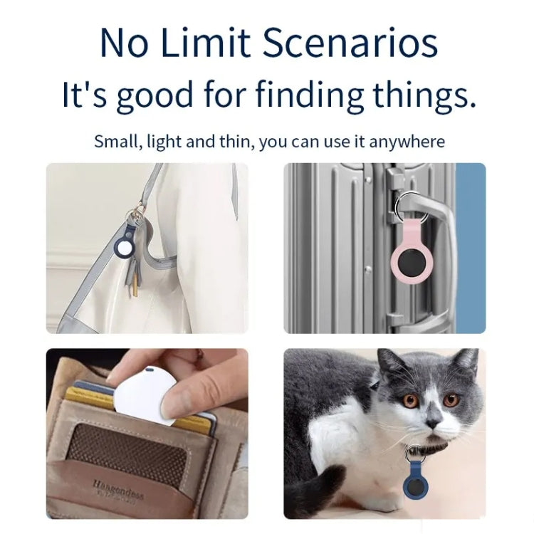 Mini Pet Smart Anti-lost Device Portable GPS Locator Bluetooth Tracker(White) - Pet Tracker by PMC TechLife | Online Shopping South Africa | PMC TechLife | Buy Now Pay Later Mobicred