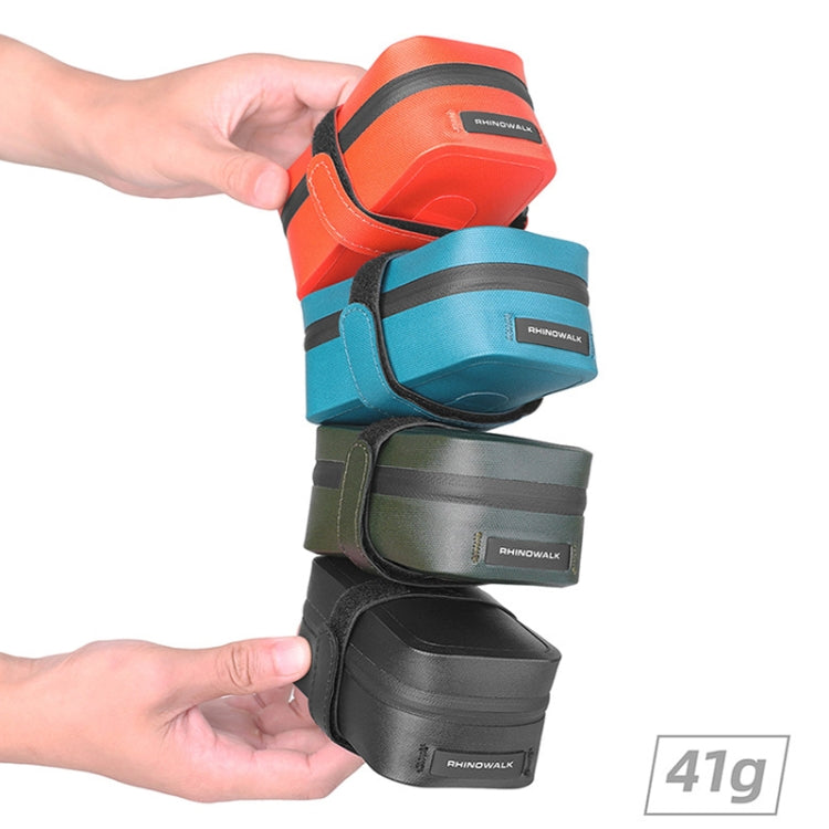 Rhinowalk RK5200 0.39L Bicycle Lightweight Waterproof Tail Bag Outdoor Cycling TPU Saddle Bag(Orange) - Bicycle Bags by Rhinowalk | Online Shopping South Africa | PMC TechLife | Buy Now Pay Later Mobicred