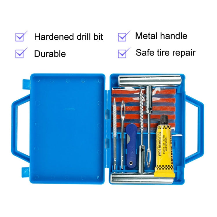 7 In 1 Car Tire Repair Tool Set Motorcycle Vacuum Tire Emergency Fast Repair Toolkit - Tire Repair & Installation Tools by PMc TechLife | Online Shopping South Africa | PMc TechLife | Buy Now Pay Later Mobicred